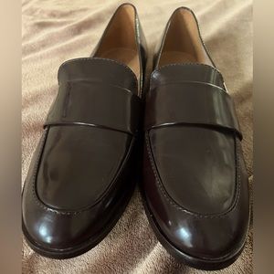 Madewell dark brown leather loafers size 9.5 women’s